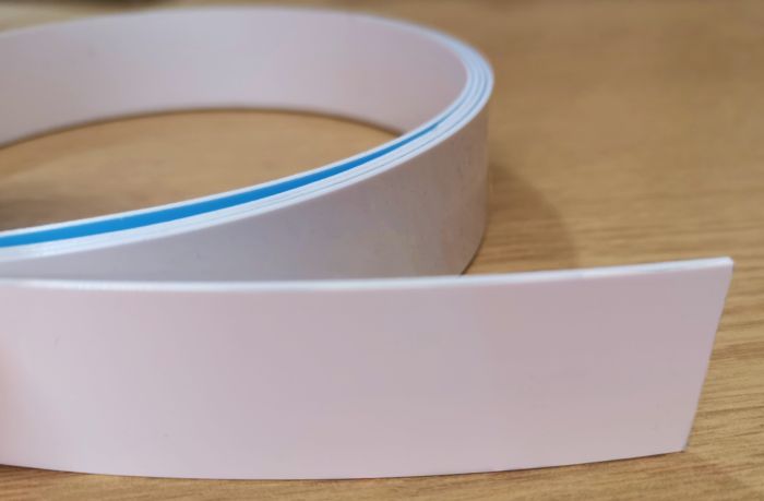 1.3mm White Gloss ABS Edging Tape- 10m